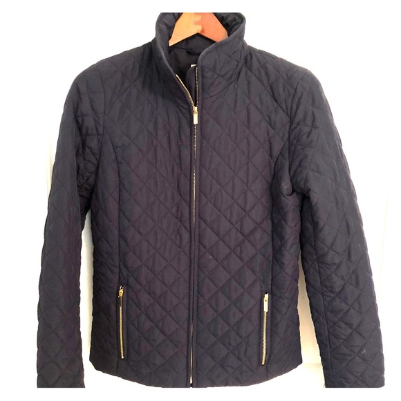 J. Crew Jackets & Blazers - J.Crew Quilted Navy Jacket